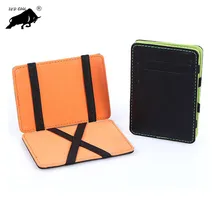 ZYD-COOL унисекс зажим для денег волшебный кошелек для денег с держателем карт Роскошный кошелек