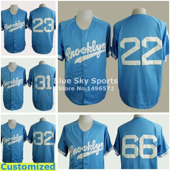 baby blue brooklyn dodgers jersey