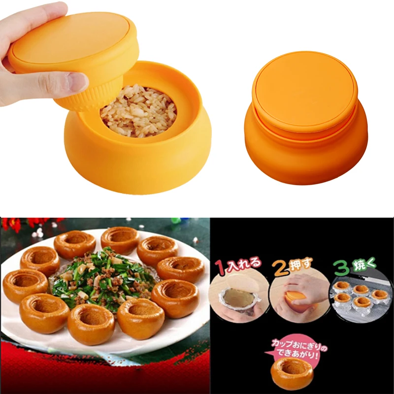 Japanese Style Creative Rice Cup Mould Baked DIY Rice Ball Mold for