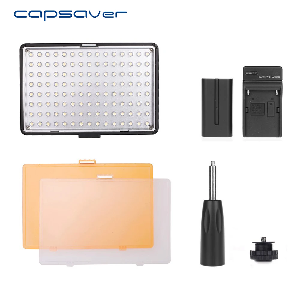 Профессиональный фотографический светильник capsaver светодиодный для видеозаписи