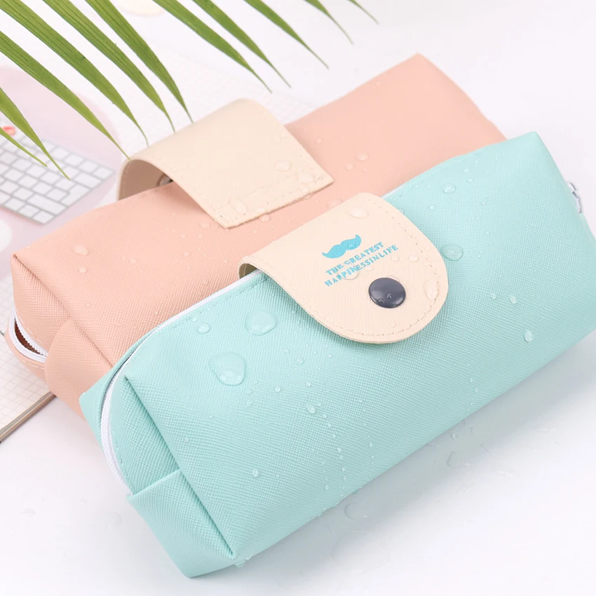 

Чехол для карандашей из ПУ кожи, с рисунком усов