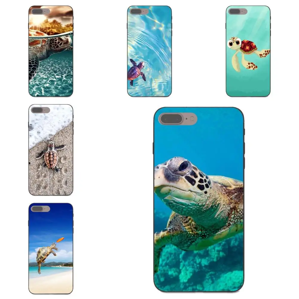 

TPU Print Cover Case Cute Baby Sea Turtle For Huawei Honor 5A 6A 6C 7A 7C 7X 8A 8C 8X 9 10 P8 P9 P10 P20 P30 Mini Lite Plus