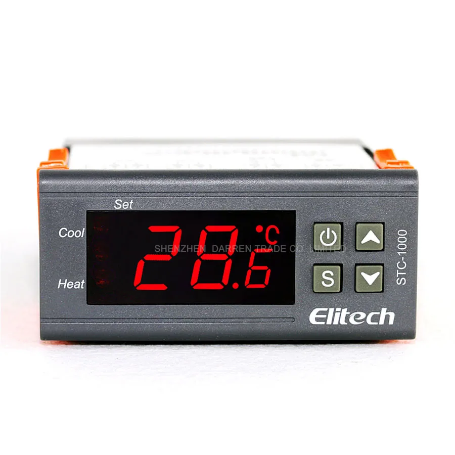 STC-1000 Температура контроллер 10 шт. термостат диапазон измерений-50-99 градусов термостат