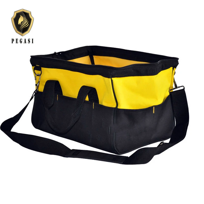 PEGASI 12" Toolkit Multifunction Maintenance and Electrician Single Shoulder Large Capacity Thicken Oxford Cloth Tool Bag PEGASI 12" Toolkit Multifunction Maintenance and Electrician Single Shoulder Large Capacity Thicken Oxford Cloth Tool Bag