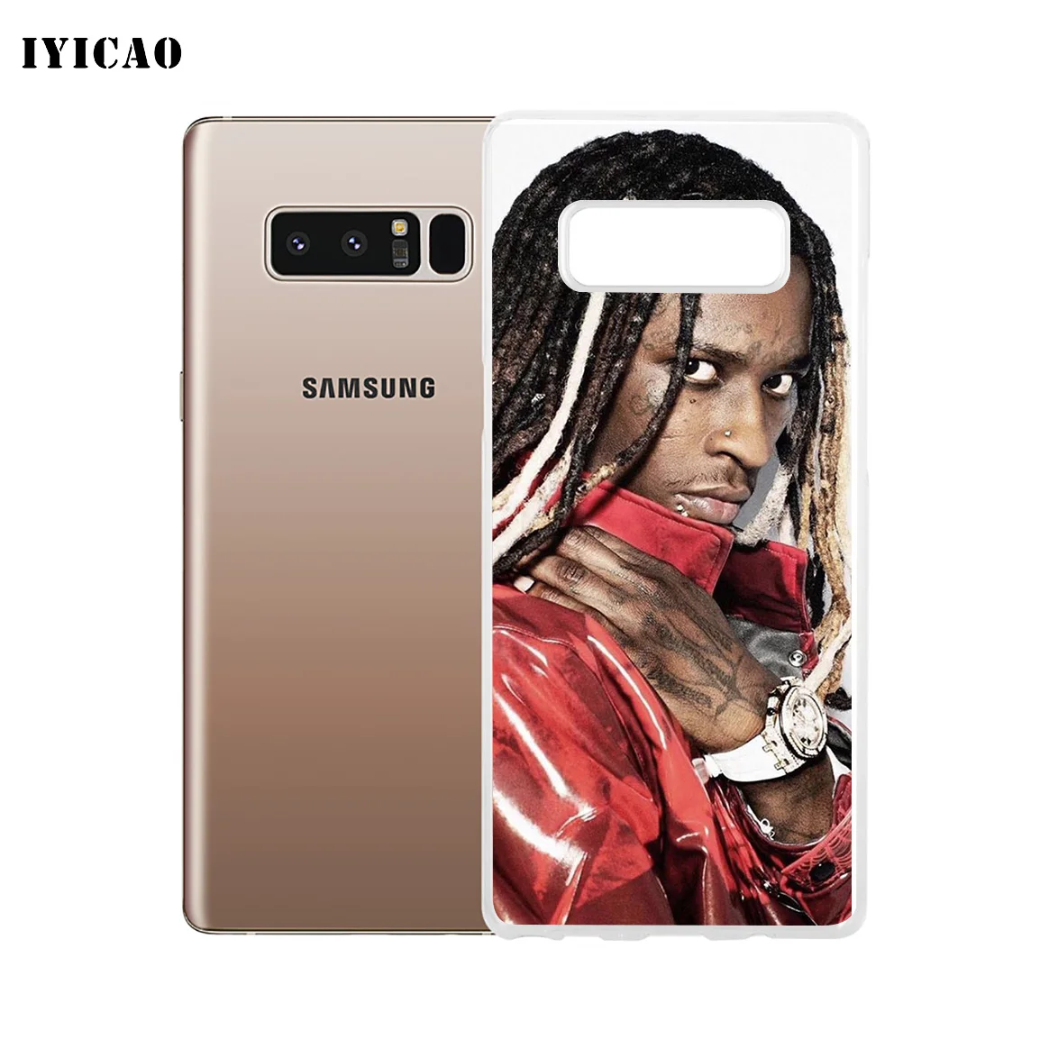 IYICAO Young Thug Рэппер Мягкий силиконовый чехол для телефона Samsung A5 A6 Plus A7 A8 A9 J3 J5 J7 Note 8 9