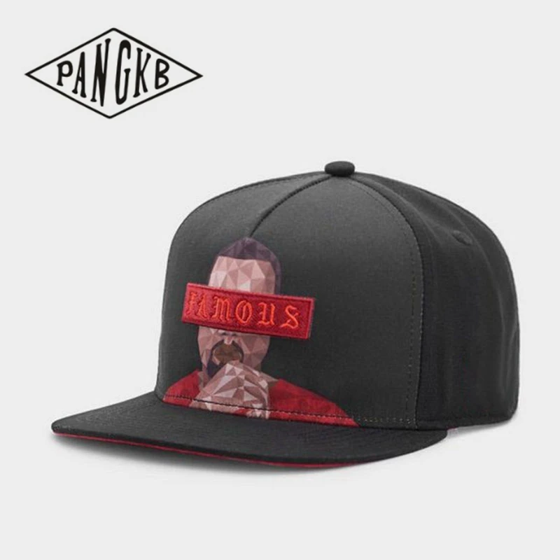 Бренд PANGKB, выпадающая Кепка, черная бордовая Кепка, хип-хоп кепка snapback для мужчин и женщин, для взрослых, Уличная Повседневная Солнцезащитная бейсбольная кепка Bone