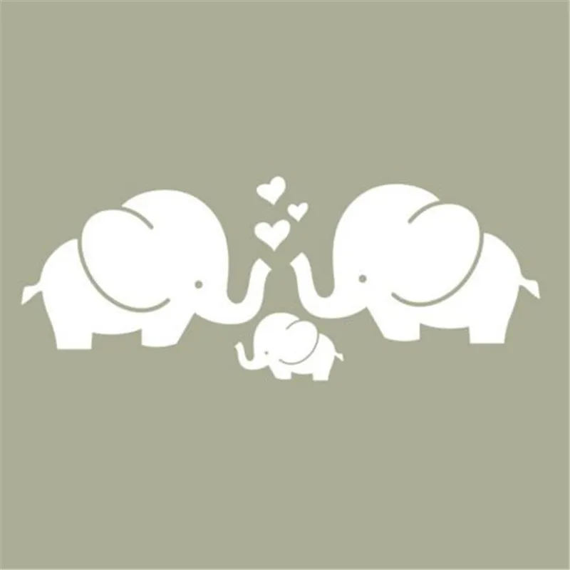 С принтом в виде слона для сердца семейные наклейки стен Винни Пуха детской