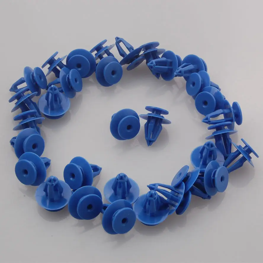 

20x Blue Car Door Trim Panel 7L5-853-994 Clips Retainer Fastener Fit For VW Renault