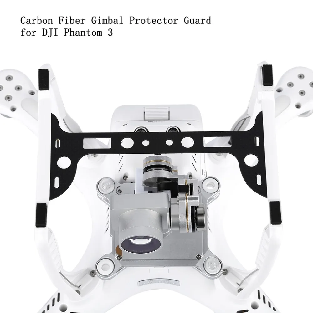 

1pc Camera Lens cover Cap Holder Carbon Fiber Gimbal Protector Guard for DJI Phantom 3 Drone Spare Parts Accessories