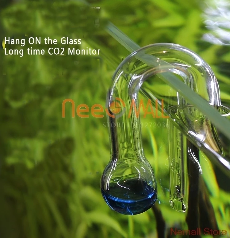 

Chihiros VIV U Shape Hang On Glass Aquarium CO2 Testing Kit With Indicator 10ml Test Liquid For Water Quality Control