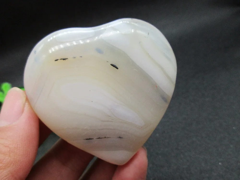 Natural Stone Gemstone White Onyx Stone Heart With Agate Hole Chakra Healing Reiki Stone Carving Crafts Heart Heart Heart Carvedheart Stone Aliexpress