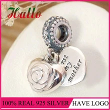Мама Роза болтается семья бусина-Шарм для сердца Шарм Браслет Подвески для изготовления ювелирных изделий ювелирные изделия