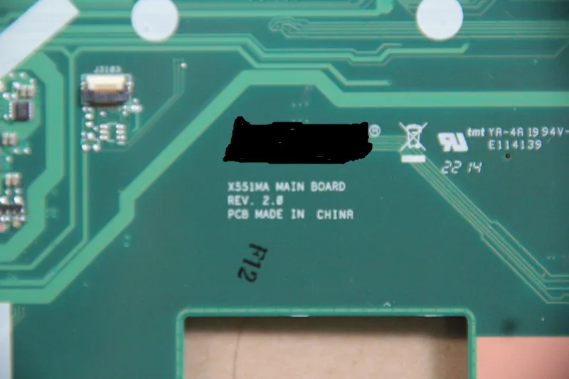 60NB0480 MB2200 200 для ASUS X551MA материнская плата ноутбука с процессором Celeron N2830 на борту
