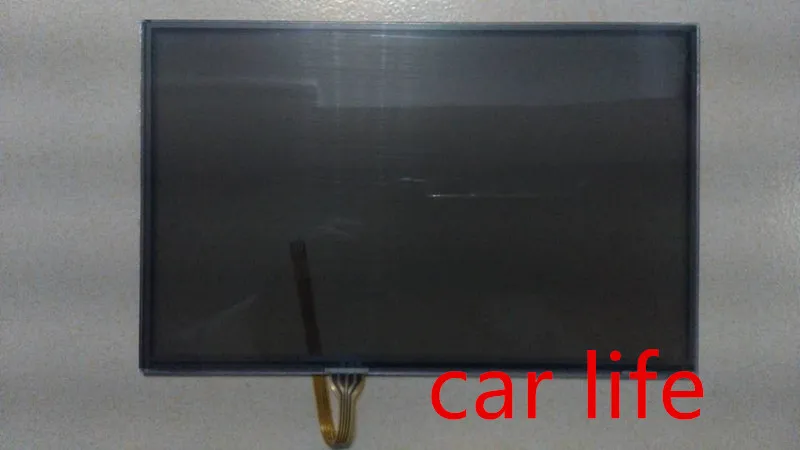 Best 10 pieces 8 inch 4 pin Black glass touch screen panel Digitizer Lens for VW touareg car DVD player gps  navigation LT080AB3G700 0