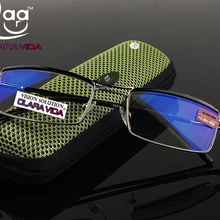 = Clara Vida = верхний Бизнес Стиль с покрытием двойной мост Duke коммерческий человек очки для чтения+ 1,0+ 1,5+ 2,0+ 2,5+ 3,0+ 3,5+ 4,0