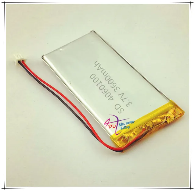 XHR 2P 2.54 3.7V 3600mAh 4060100 polymer lithium battery speaker audio electric toys-in 