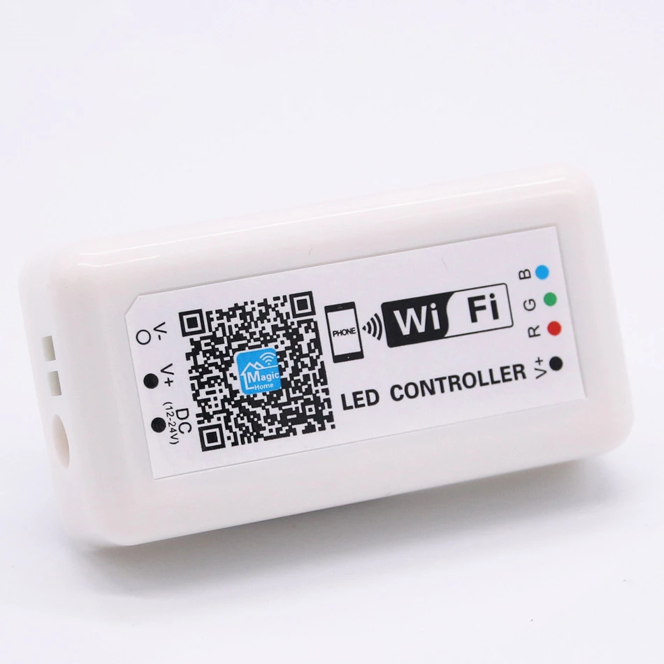 DC 12V 24V LED WIFI RGB контроллер для SMD 5050 2835 Светодиодная лента приложения IOS и Android
