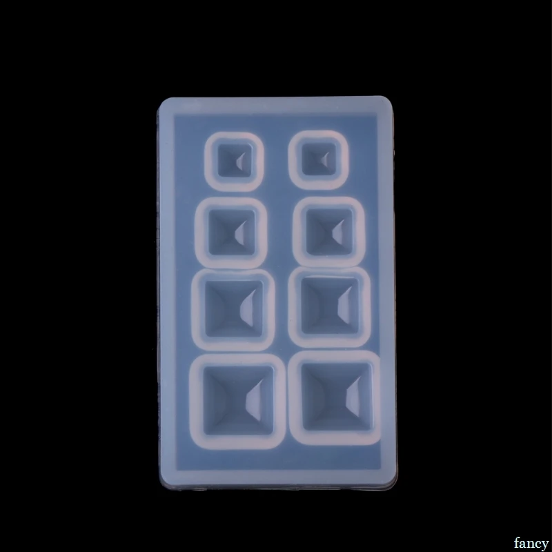 

Cube Silicone Mold Necklace Pendant Resin Jewelry Making Mould DIY Craft Tools