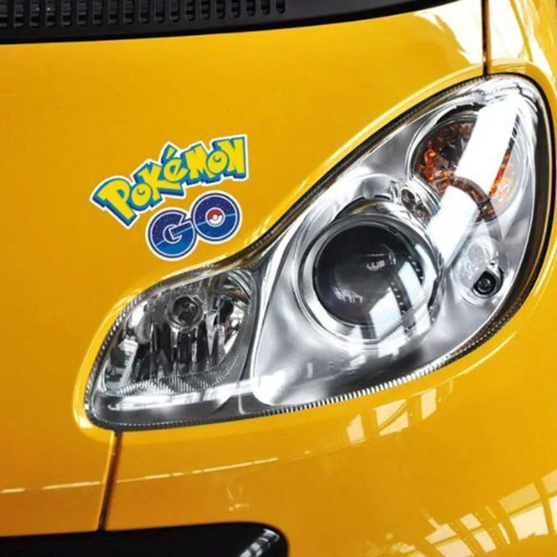 Pokemon Go Team Car Stickers for auto front light and tail decals