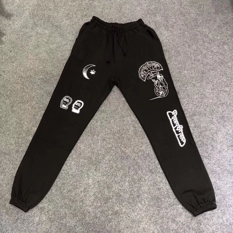 19SS New Kanye Pants Season 6 Calabasas Season 5 Sweatpants Brain Flower Print Men Women Hip Hop Kanye West Trousers Joggers 19SS New Kanye Pants Season 6 Calabasas Season 5 Sweatpants Brain Flower Print Men Women Hip Hop Kanye West Trousers Joggers