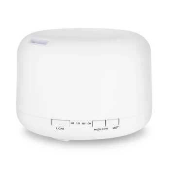 

500ml 7 Color Changing Light Essential Oil Diffuser Air Humidifier Air Purifier Auto Shut-off Mist Maker