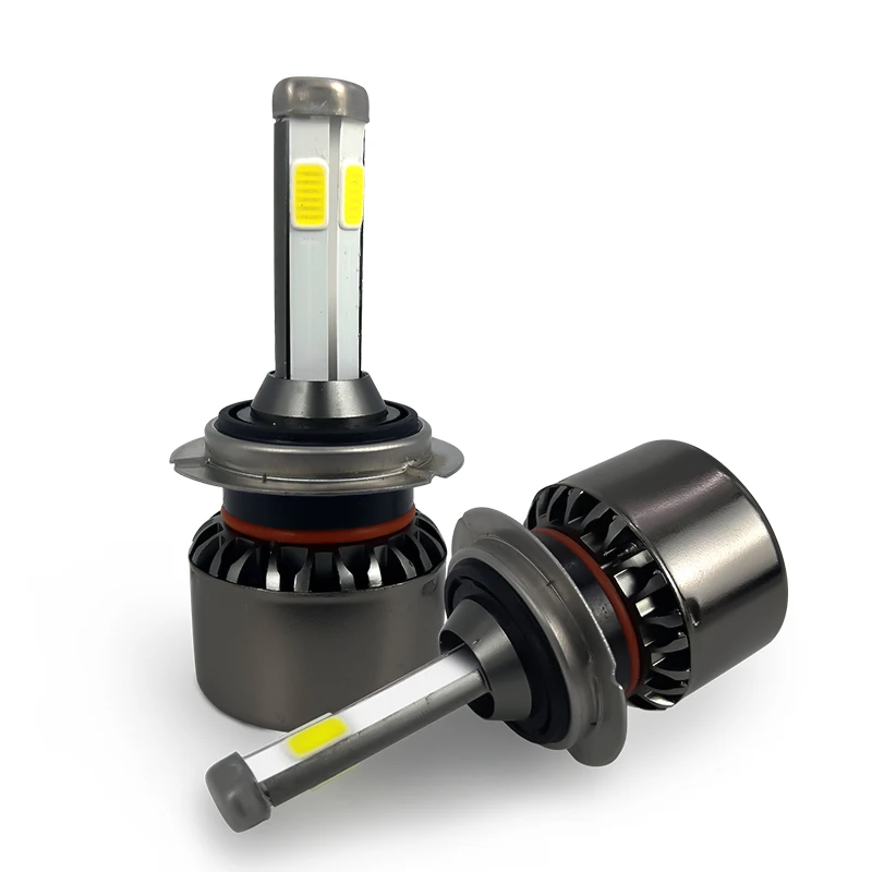 

car headlight bulbs H7 led 4 side led chip H8 H11 fog light no error H1 H3 canbus 9005/hb3 9006/hb4 H4 led lamp 12V 60W 15000lm
