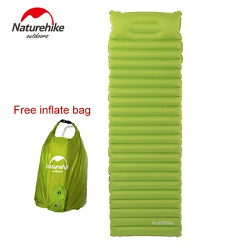 

Naturehike Ultralight Outdoor Air Mattress Moistureproof Inflatable Air Mat With TPU Camping Bed Tent Camping Mat Sleeping Pad