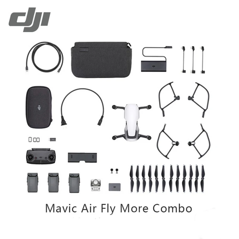 DJI Mavic Air drone/Mavic Fly More Combo с 4 K 100 Мбит/с видеокамерой 32 МП Sphere Panoramas км пульт