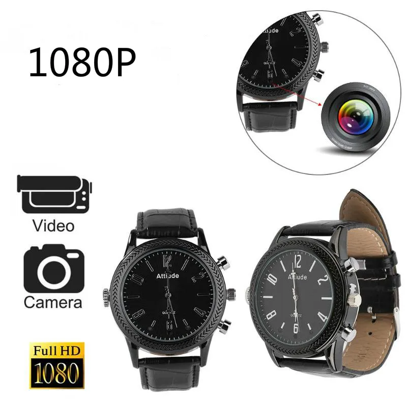 

1080P Infrared Night Vision Mini Camera Watch Video Recorder Camcorder Support Audio Recording And Sound Control Mini Camcorders