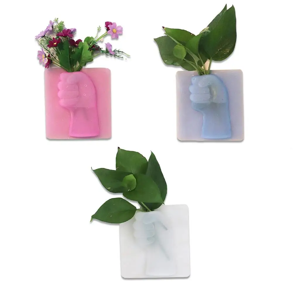 

Magic Silicone Vase Adhesive Wall Fridge Door Window Sticker Adhesive Flower Pot Hanging Vase Home Decoration