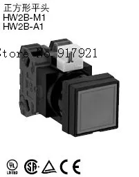 

[ZOB] Square Flush HW2B-M110 jog Japan idec Izumi import button switch HW2B-A122 self-locking --10pcs/lot