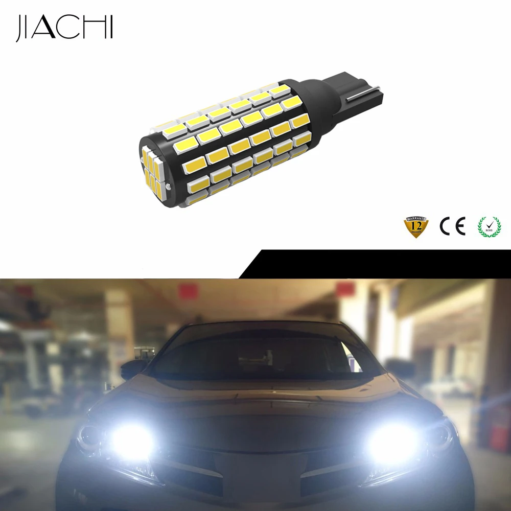 JIACHI 50 шт. в партии T10 W5W 194 168 501 3014 чипов 78SMD угловой Светодиодный Маркер парковочная