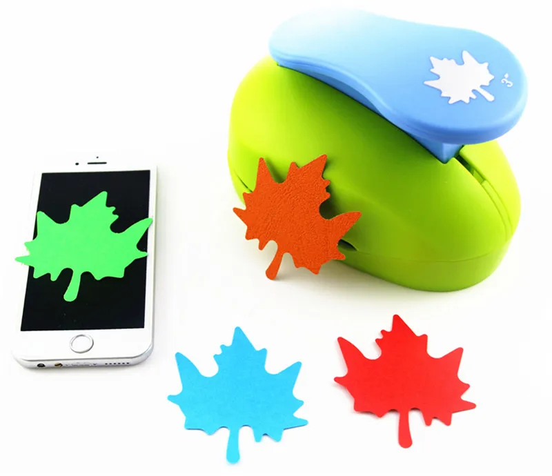 Большой DIY ремесло удар для EVA перфоратор для изготовления карт креативное тиснение устройство канцелярские принадлежности Дети Скрапбукинг S2887 - Цвет: Maple Leaf punch
