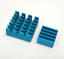 2PCS Raspberry Pie 3 Heatsink Raspberry Pi 2 Loaded Single Dedicated Copper Heat Sink – Blue