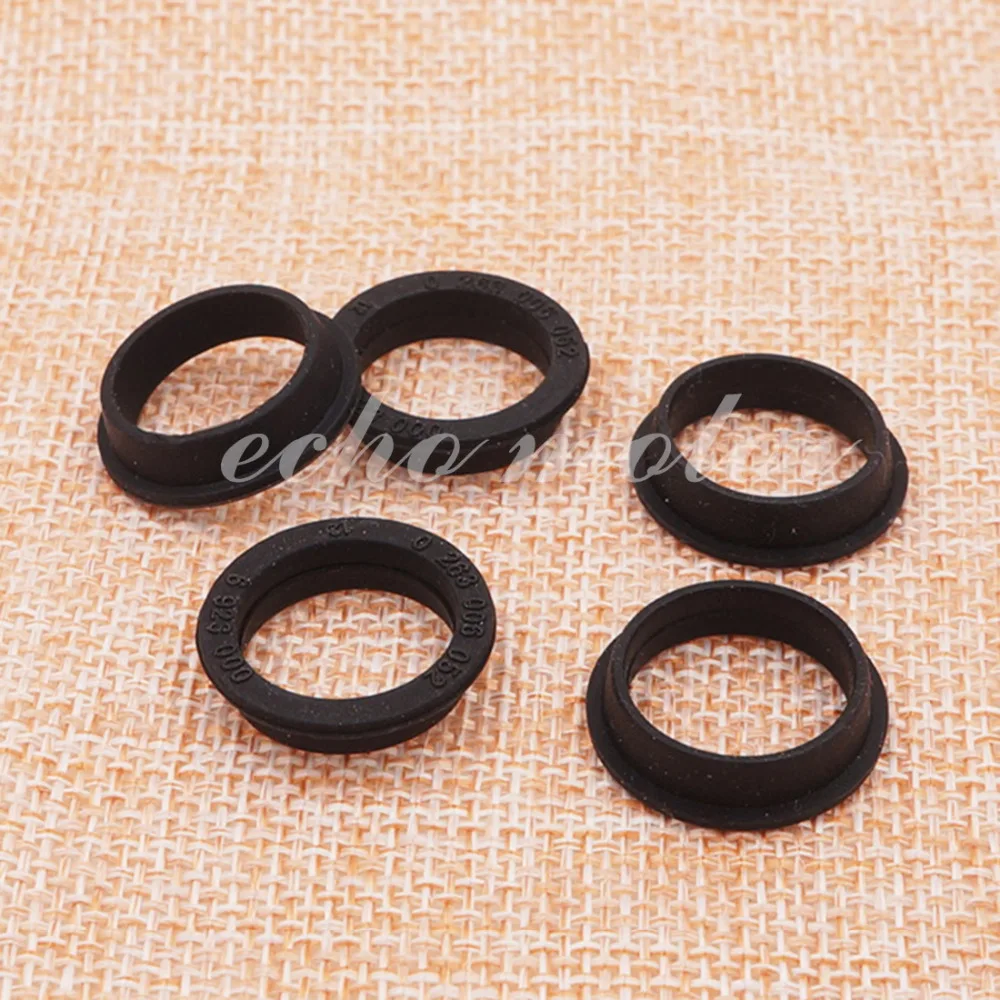 5pcs Black PDC Rubber Ring For GM Chrysler Peugeot BMW Buick Parking Sensor Bumper Object Sensor 9663821577 9196705 25961317 etc