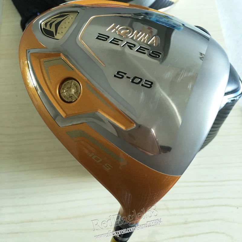 

New mens Golf clubs HONMA S-03 4 Star Golf driver 9.5 or 10.5 loft driver clubs with Graphite Golf shaft Cooyute Free shipping