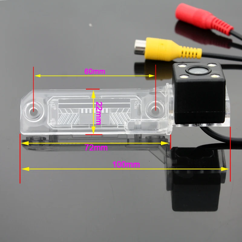 Автомобильная камера заднего вида для Skoda Volkswagen Caddy Touran Passat Jetta MK3 Caddy Golf Plus Multivan T5 Transporter