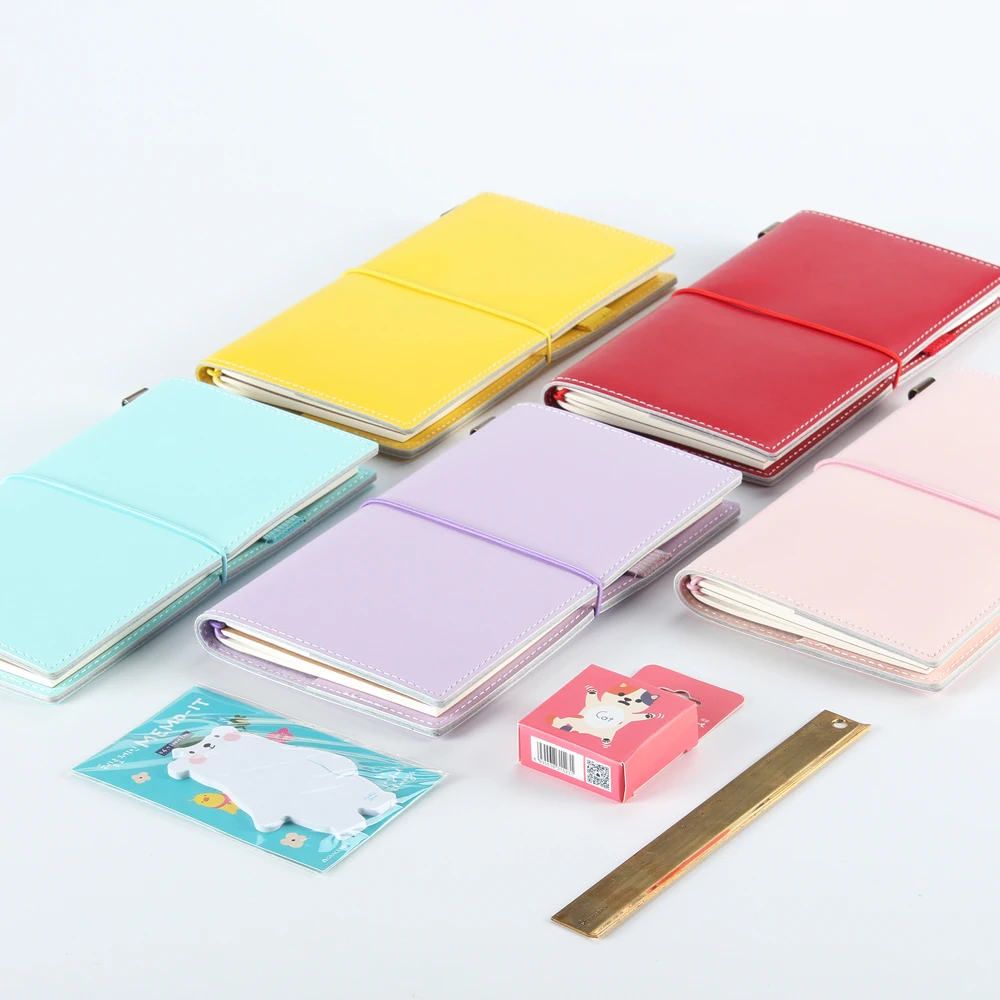 Macaron new renewable leather travel notebook,fine portable traveler journal diary planner notebooks stationery Macaron new renewable leather travel notebook,fine portable traveler journal diary planner notebooks stationery