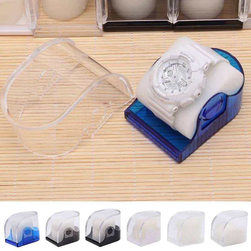 

Plastic Wrist Watch Box Jewelry Bangle Bracelet Display Storage Holder Organizer