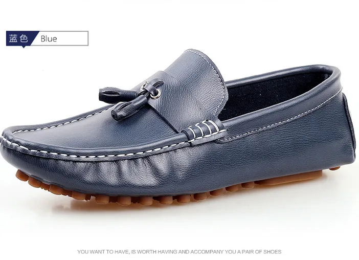 Бахрома мягкие Обувь кожаная для девочек Для мужчин gommni вождения Мужская обувь casualloafers слипоны коричневый синий черный