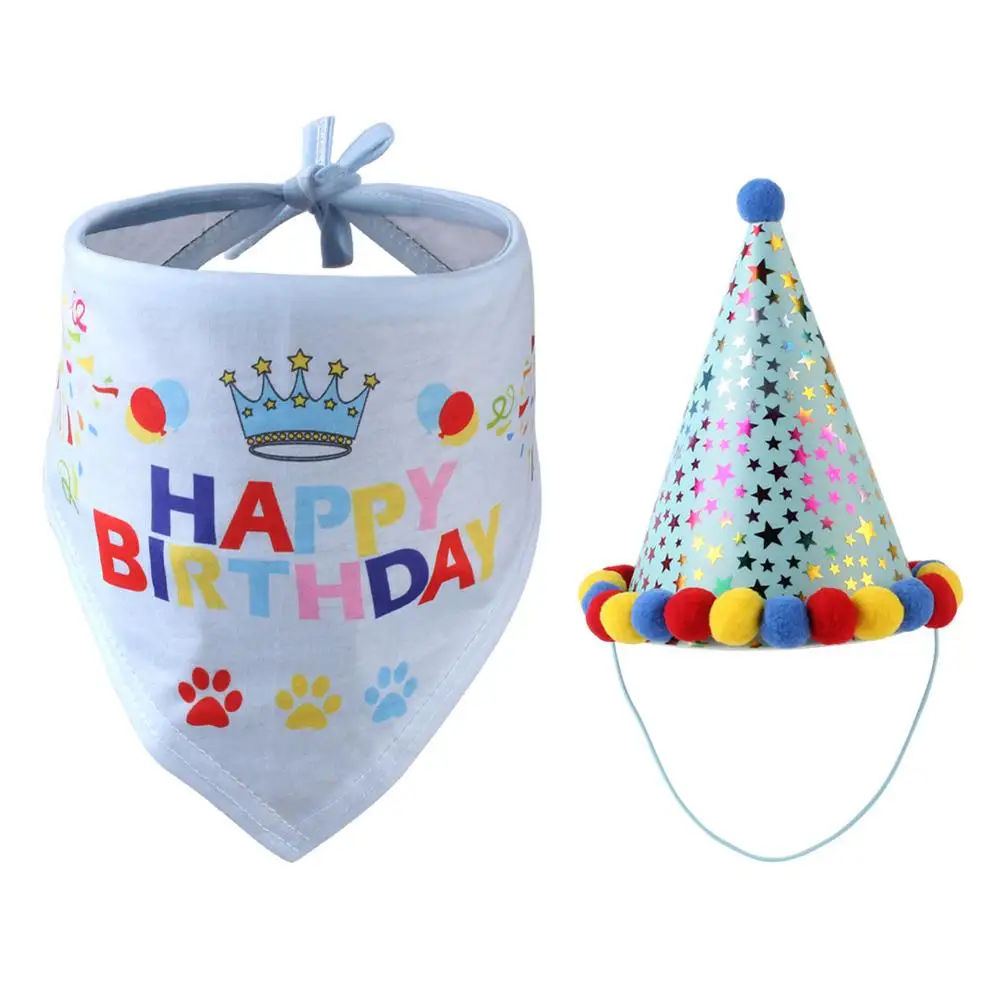 2019 New Pet Cat Dog Birthday Headwear 