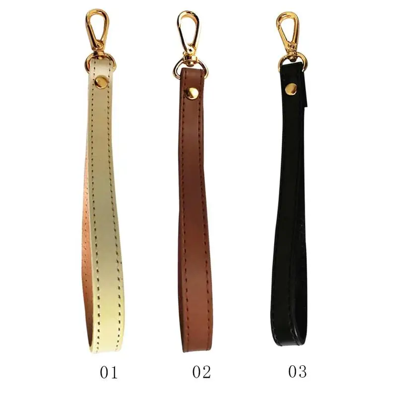 Misterolina Genuine Leather Wristlet Wrist Bag Strap Replacement For Clutch Purse Handbag Bag Accessories Bag Strap Replacement