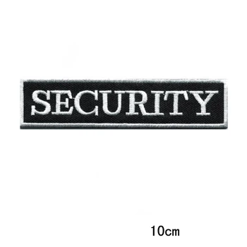 

Security police law enforcement staff applique iron-on badge patch Sew and perm