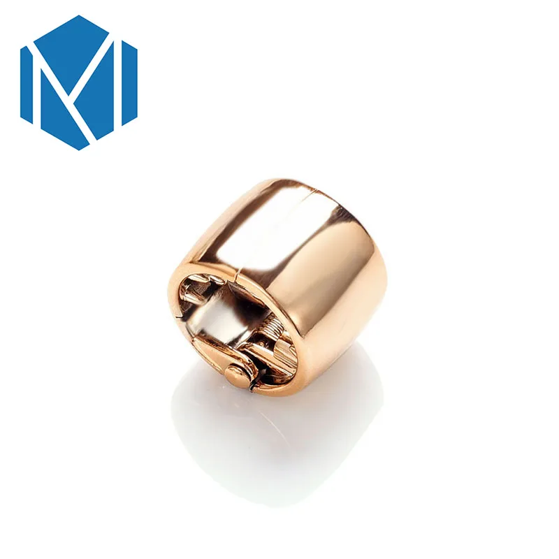 

M MISM Golden Silver Openable Dreadlocks Hair Accessories Mini Ponytail Hair Holder Hair Cuffs Smooth Surface Hair Ring Headwear