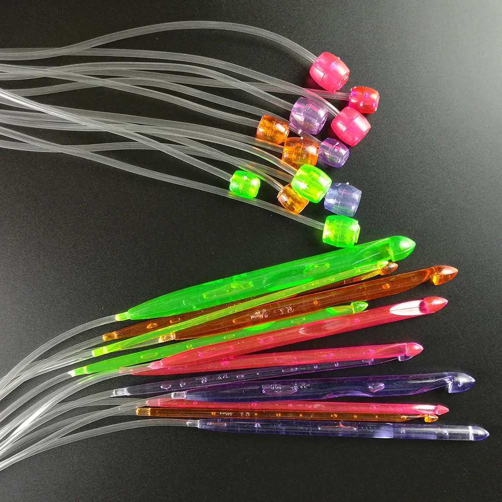12 шт. гибкие пластиковые спицы для вязания 48 дюймов|knitting needles|crochet hooks needlescrochet hook