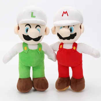 

25cm 10 inch Super Mario Bros Soft Plush MARIO LUIGI PLUSH DOLL Bros Bowser Koopa Yoshi For Children Kids Birthday Gifts