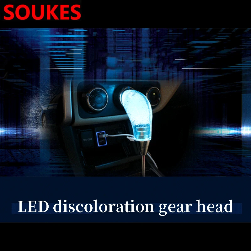 

Car Styling Manual LED Lever Gear Shift Knob Stick For Ford Focus 2 3 1 Fiesta Mondeo Kuba Ecosport Mini Cooper R56 R50 R53 F56