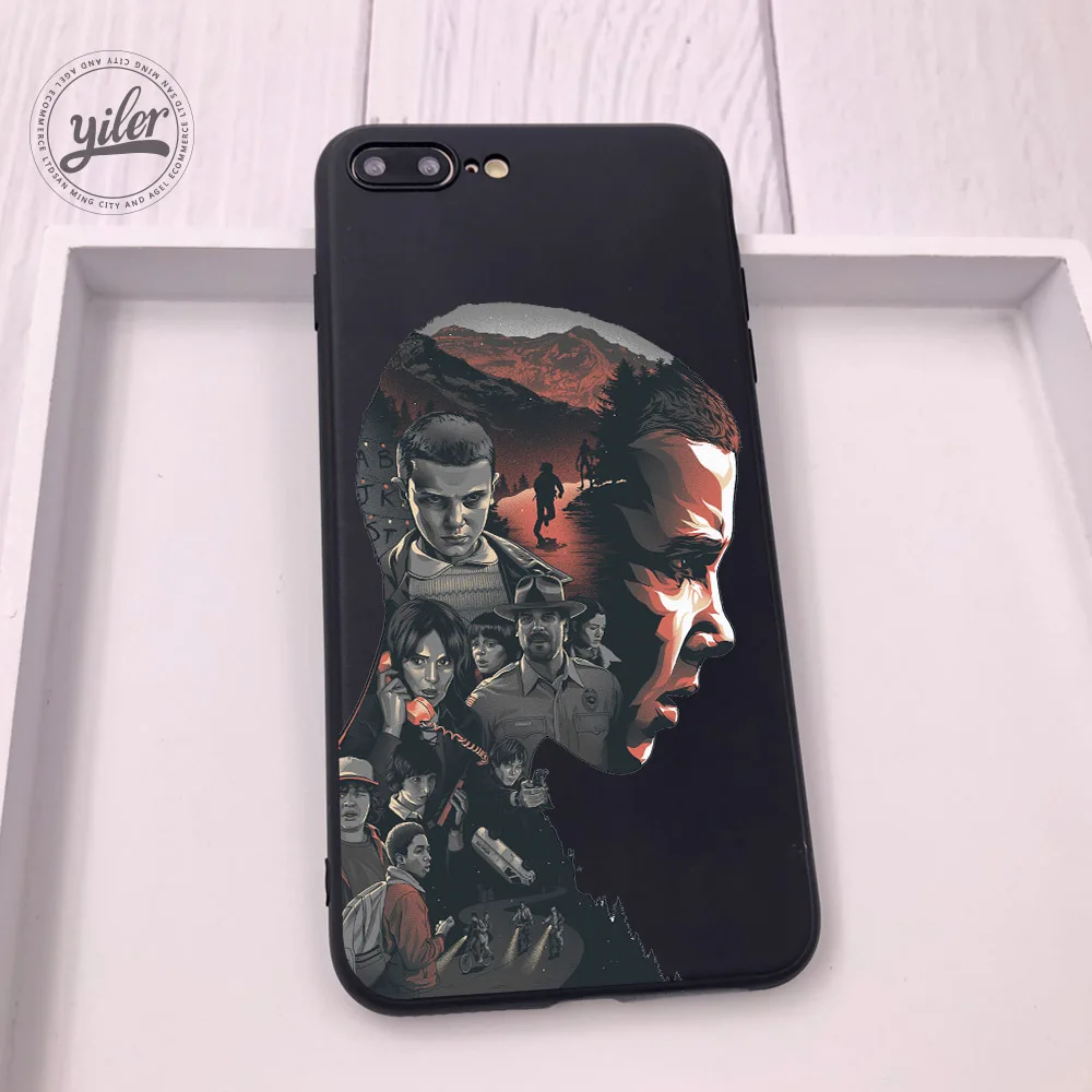 Coque чехол с принтом из сериала "очень странные дела" для iPhone 7 Plus 11 pro XS Max чехол для iPhone 5S, SE 6S 7 8 Plus чехол s для iPhone XR 6 7 8 Plus чехол