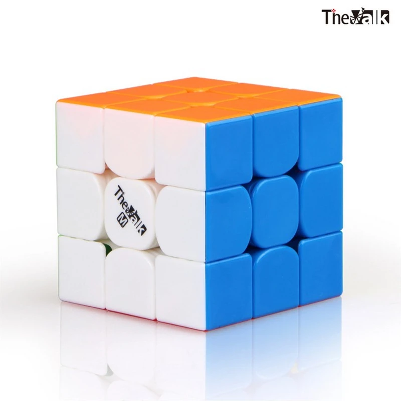 Магнитный кубик Qiyi The Valk3 M 3x3x3 профессиональные игрушки для детей черный/без