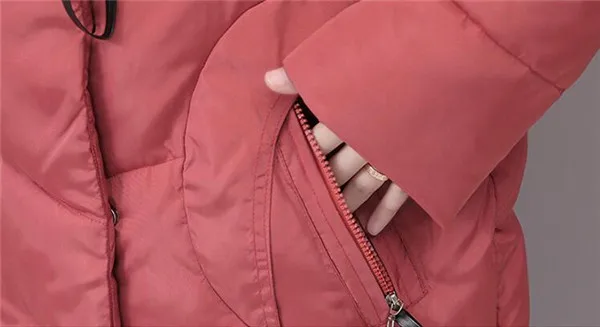 Rlyaeiz Мода 6XL зимнее хлопковое пальто куртка зимняя куртка женская цветная парка с меховым воротником средней длины толстое теплое пальто для женщин